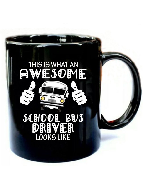 Awesome school bus driver looks like