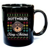 Merry-Christmas-Ugly-Sweater-Rottweiler-T-shirt