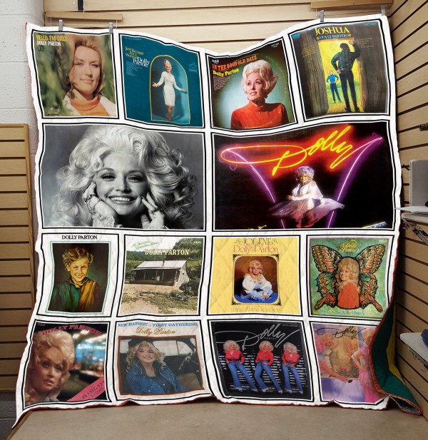 T000115 Mock up Dolly Parton Quilt Blanket