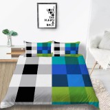 24.Grid-Bedding-Set-Single-Creative-Simple-Fashion-Duvet-Cover
